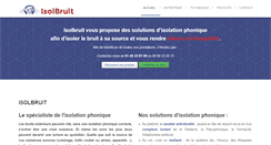 Desktop Screenshot of isolbruit.fr